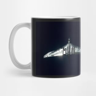 Vulcan XH558 glinting in the sun Mug